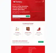 Kleine Seitenvorschau von pizzango.de