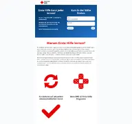 Kleine Seitenvorschau von rotkreuzkurs.de