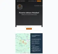 Kleine Seitenvorschau von pizzeria-adriano-walsdorf.de
