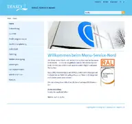 Kleine Seitenvorschau von menueservice-nord.de