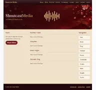 Kleine Seitenvorschau von shoutcastmedia.de