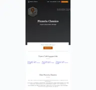 Kleine Seitenvorschau von pizzeria-classico-service.de