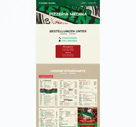 Kleine Seitenvorschau von pizzeria-medina.de