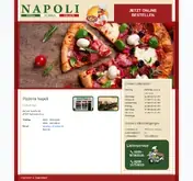 Kleine Seitenvorschau von pizzeria-napoli-buer.de