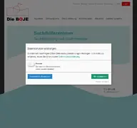 Kleine Seitenvorschau von dieboje.de