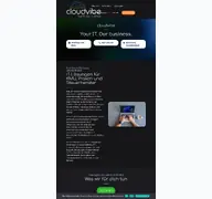 Kleine Seitenvorschau von cloudvibe.de