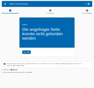 Kleine Seitenvorschau von termin.samedi.de