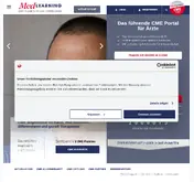 Kleine Seitenvorschau von cme.medlearning.de