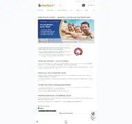 Kleine Seitenvorschau von merken.at