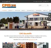 Kleine Seitenvorschau von cms-baustoffe.de