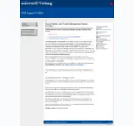 Kleine Seitenvorschau von cms.uni-freiburg.de