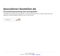 Kleine Seitenvorschau von dascodoner-bestellen.de