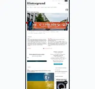 Kleine Seitenvorschau von hintergrund.de