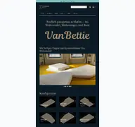 Kleine Seitenvorschau von vanbettie.de