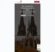 Kleine Seitenvorschau von koeln.verkehrsrecht-schneider.de
