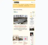Kleine Seitenvorschau von coburg-news.de
