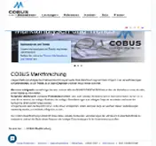 Kleine Seitenvorschau von cobus.de