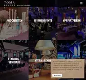 Kleine Seitenvorschau von toma-events.de
