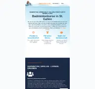 Kleine Seitenvorschau von badminton-treff.ch
