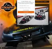 Kleine Seitenvorschau von cockpit-kartarena.de