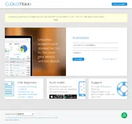 Kleine Seitenvorschau von cloudtrax.com