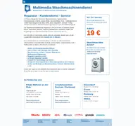 Kleine Seitenvorschau von multimedia-waschmaschinendienst.de