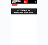 Kleine Seitenvorschau von metropoliskino.de