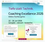Kleine Seitenvorschau von coex25.faehrmannblenke.de