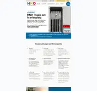 Kleine Seitenvorschau von hno-marienplatz.de