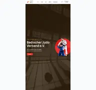 Kleine Seitenvorschau von badischer-judo-verband.de