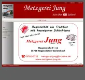 Kleine Seitenvorschau von metzgerei-jung.de