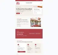 Kleine Seitenvorschau von kur-apotheke-malente.de