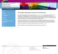 Kleine Seitenvorschau von collegiumphilosophicum.uni-kiel.de