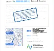 Kleine Seitenvorschau von dr-bandomer.de