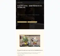 Kleine Seitenvorschau von salon-aura-marburg.de