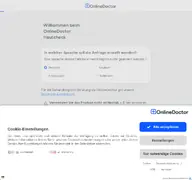 Kleine Seitenvorschau von my.onlinedoctor.ch