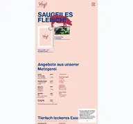 Kleine Seitenvorschau von metzgerei-vogt.de
