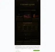 Kleine Seitenvorschau von colony-guide.de