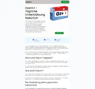 Kleine Seitenvorschau von ozemkapseln.de