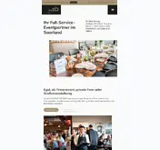 Kleine Seitenvorschau von p2b-eventcatering.de