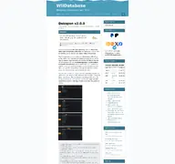 Kleine Seitenvorschau von wiidatabase.de
