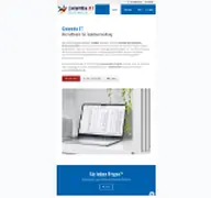 Kleine Seitenvorschau von columba-software.de