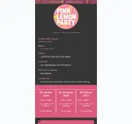 Kleine Seitenvorschau von pink-lemon-party.de