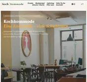 Kleine Seitenvorschau von kochkommode.de