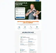 Kleine Seitenvorschau von aspcapetinsurance.com