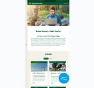 Kleine Seitenvorschau von comfort.das-gruene-internet.de
