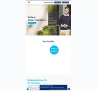 Kleine Seitenvorschau von comfortinvest.de