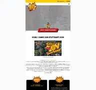 Kleine Seitenvorschau von comiccon.de