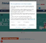 Kleine Seitenvorschau von fraundorfner.buchhandlung.de