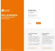Kleine Seitenvorschau von erfal-shop.de